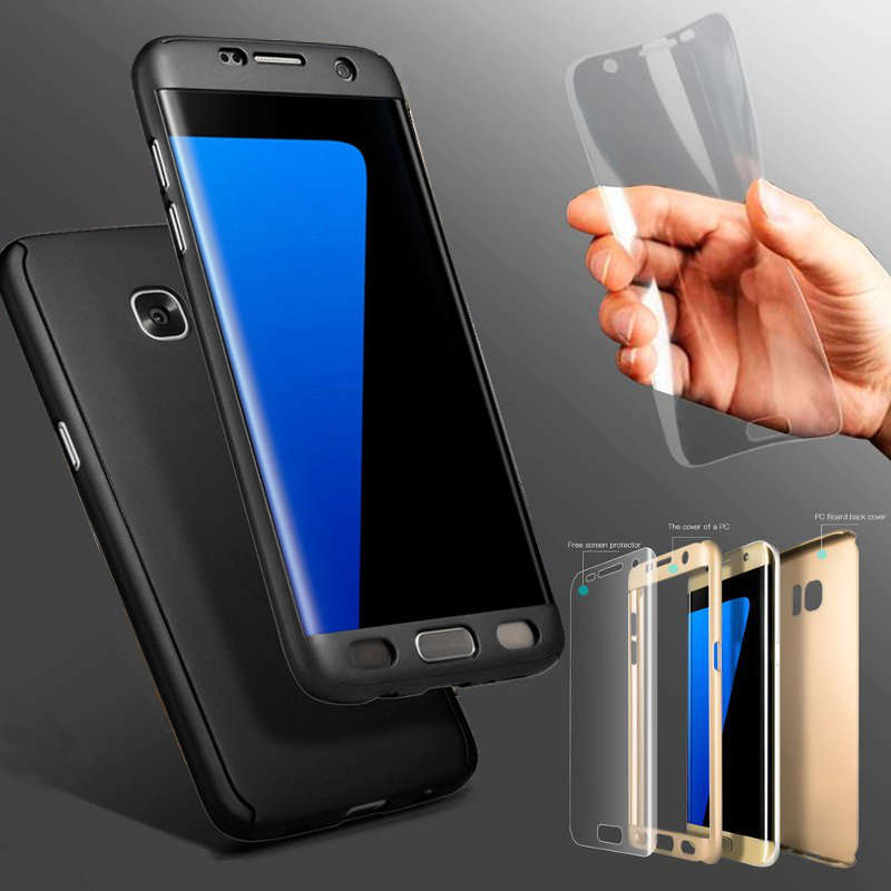 360¿ Full Body Soft HD Screen Protector+Hard PC Front+Back Case Cover For Samsu