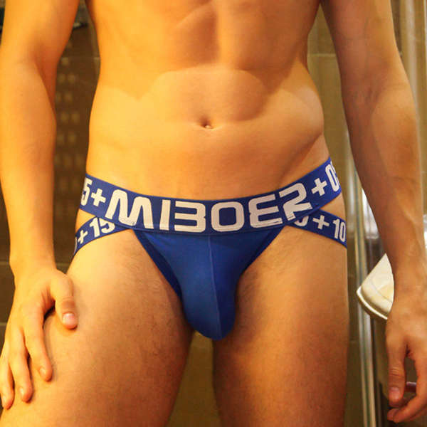 Mens Sexy Sports Jockstraps U Convex Pouch Low Waist Hollow Breathable Thongs