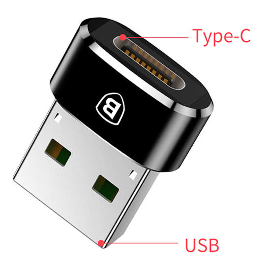 Baseus USB Male to USB Type C Female OTG Adapter Cable Converter For Nexus 5x 6