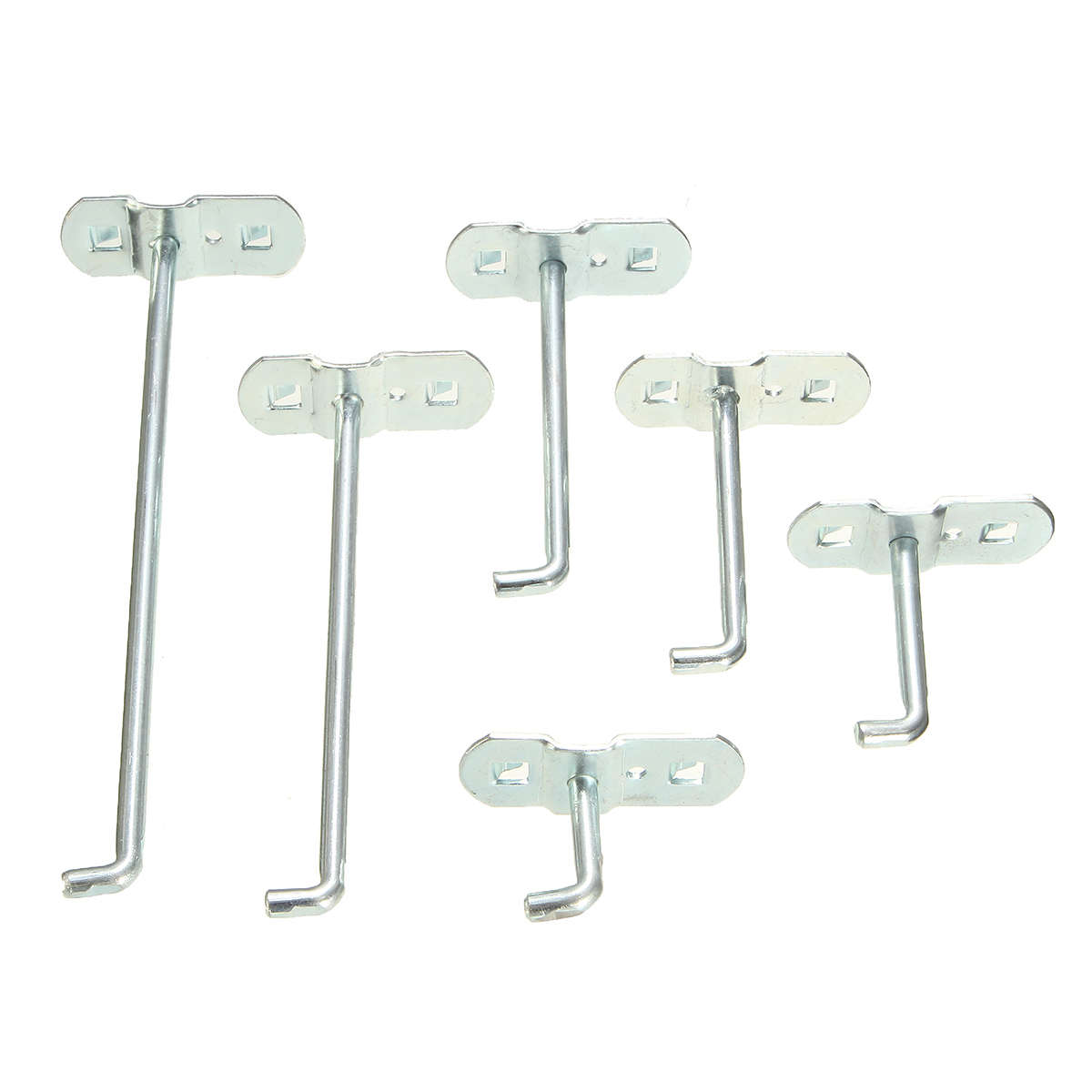 Strong Steel Slotted Storage Panel Pegboard Hook Assortment Hanger