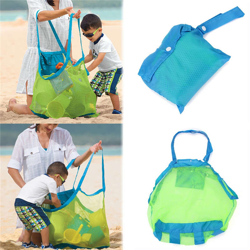 Toy Tool Clothes Storage Collection Pouch Tote Mesh Bag Mom Baby Kids Indoor Ou