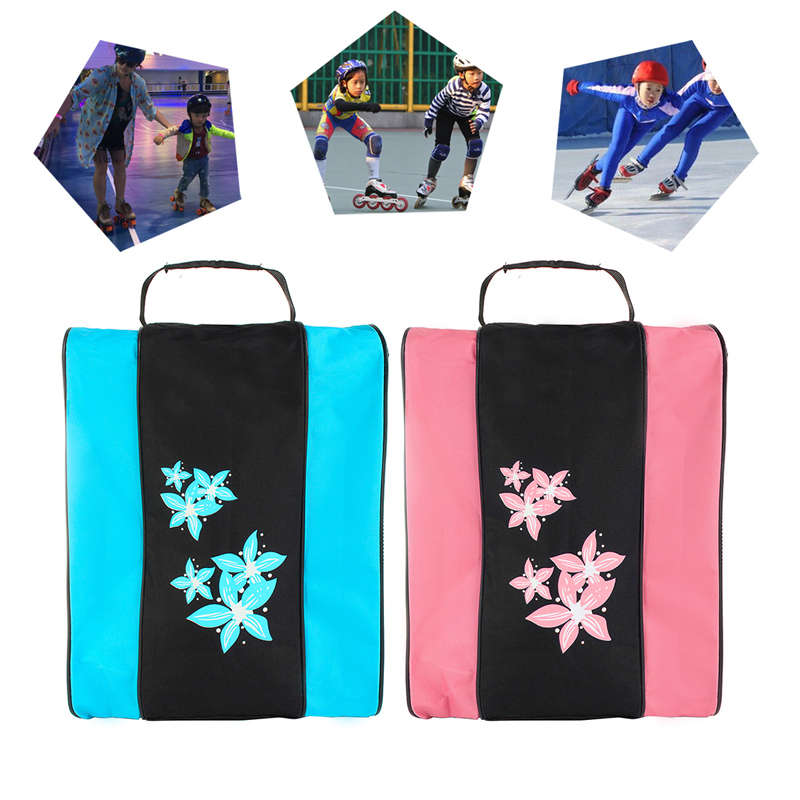 Ice Skating Shoes Bag Breathable Dustproof Handbag Triangle Roller Skates Carry
