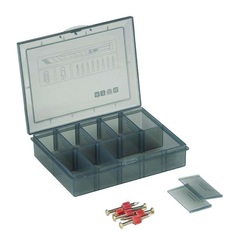 10 Grid Removable Screws Tool Gadgets Storage Box Case