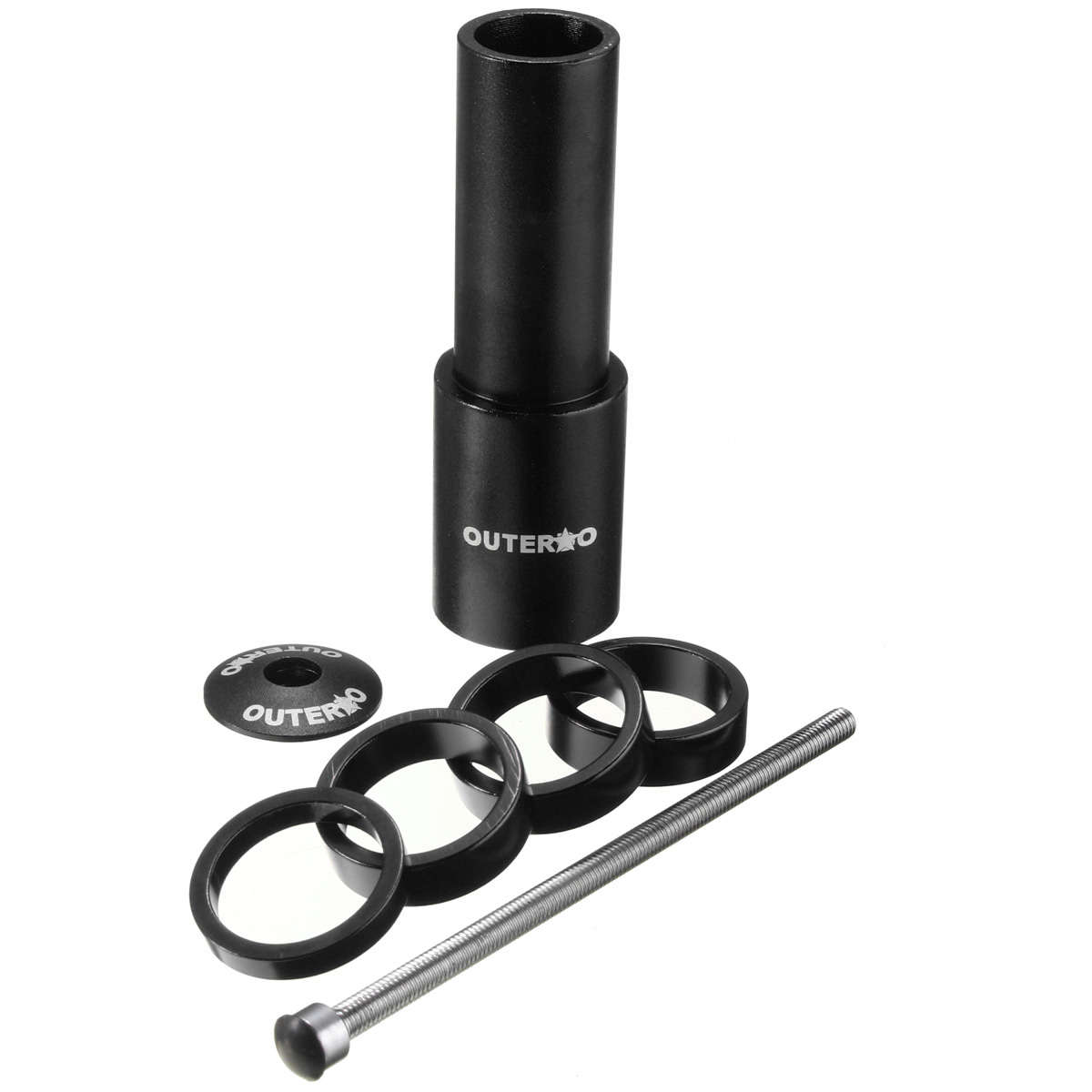 BIKIGHT Bicycle MTB Bike Handlebar Fork Stem Riser Rise Up Extender Head Up Ada