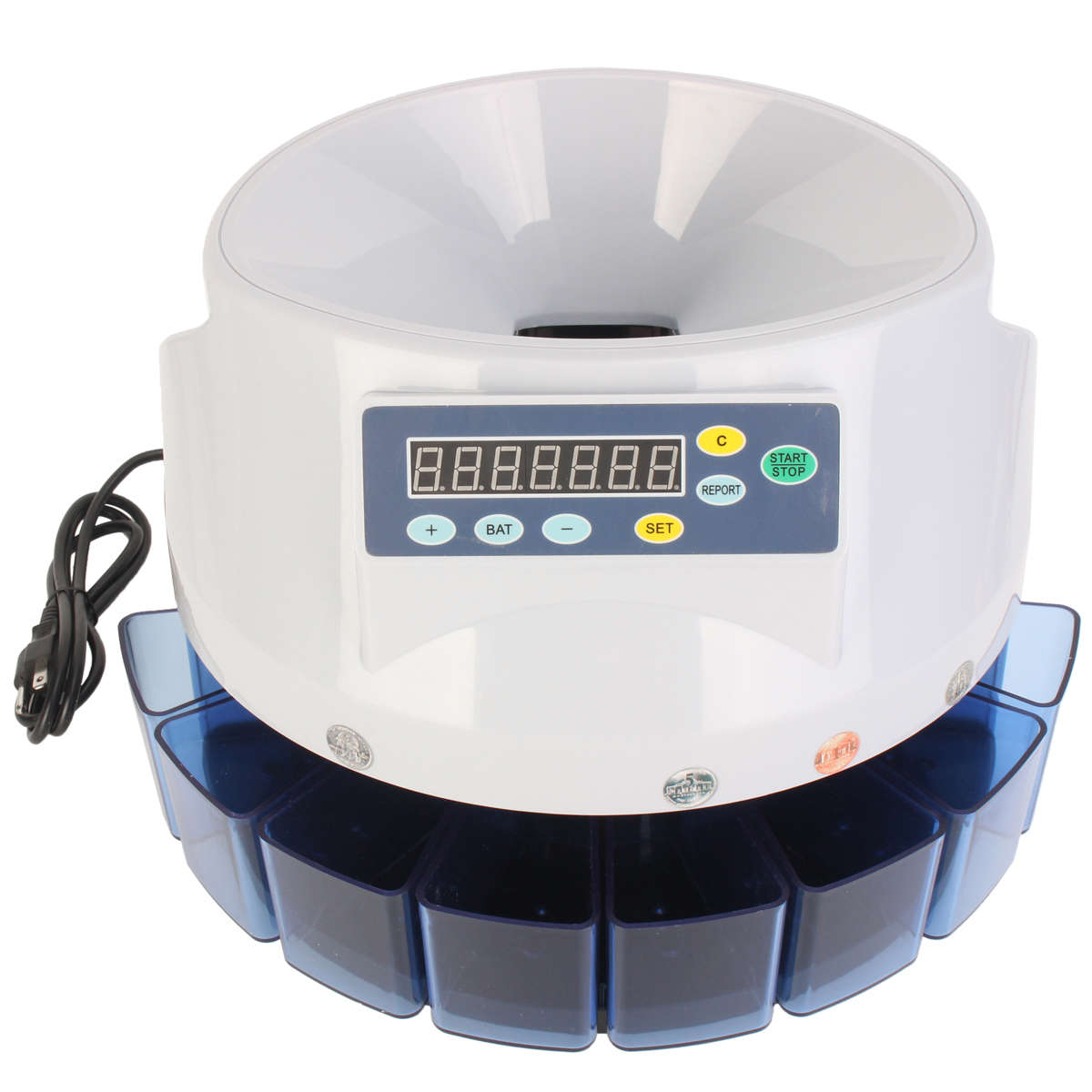 Automatic Digital Electronic US Coins Counter Money Sorter Machine LED Display