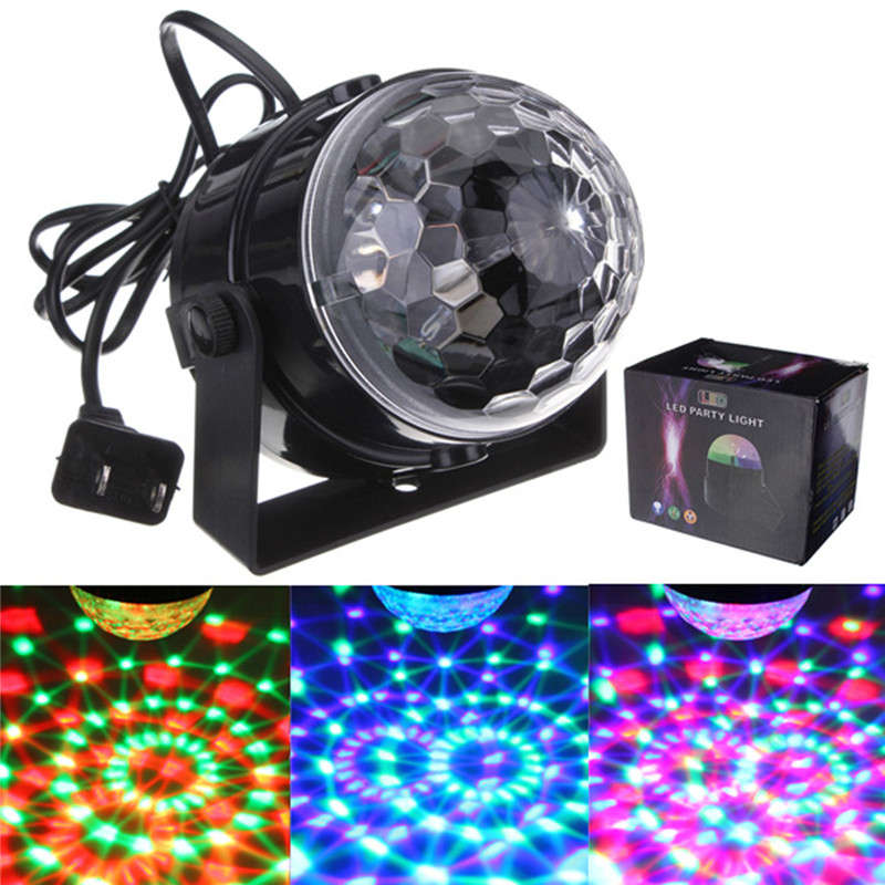 ARILUX 5W Mini RGB LED Party Disco Club  Light Crystal Magic Ball Effect Stage