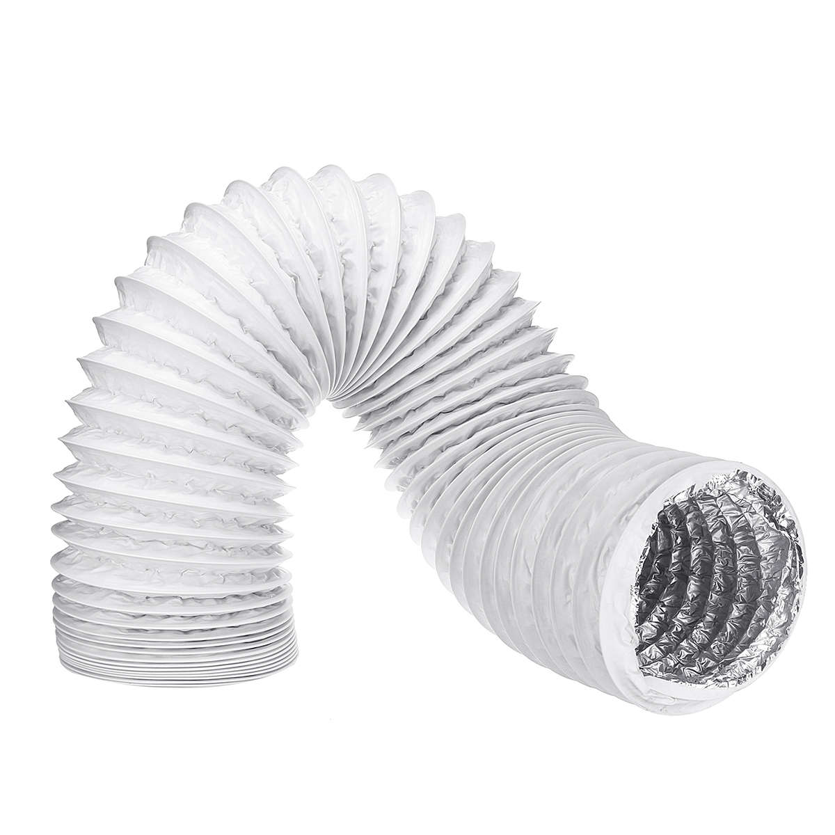180cm PVC Aluminum Foil Universal Portable Air Pump Conditioner Exhaust Hose 15