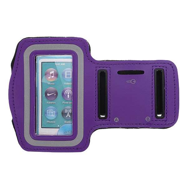 Sport Running Gym Soft Armband Case Pouch For iPod Nano 7 Gel