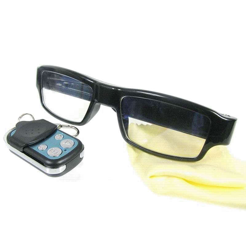 Full HD 1080P Camera Glasses Hidden Eyewear DVR Video Recorder CCTV with Remote