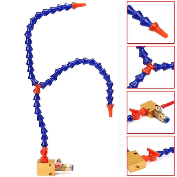 Bidirection Mist Coolant Lubrication Spray System for 8mm Air Pipe CNC Lathe Ma
