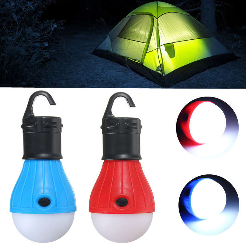 Outdoor Portable Hanging LED Camping Tent Light Bulb Fishing Hiking Lantern Nig