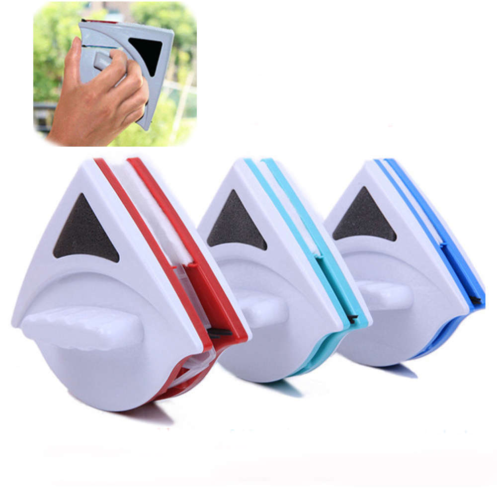 Double Sided Magnetic Window Glass Cleaner Magnets Cleaning Brush Wiper Surface