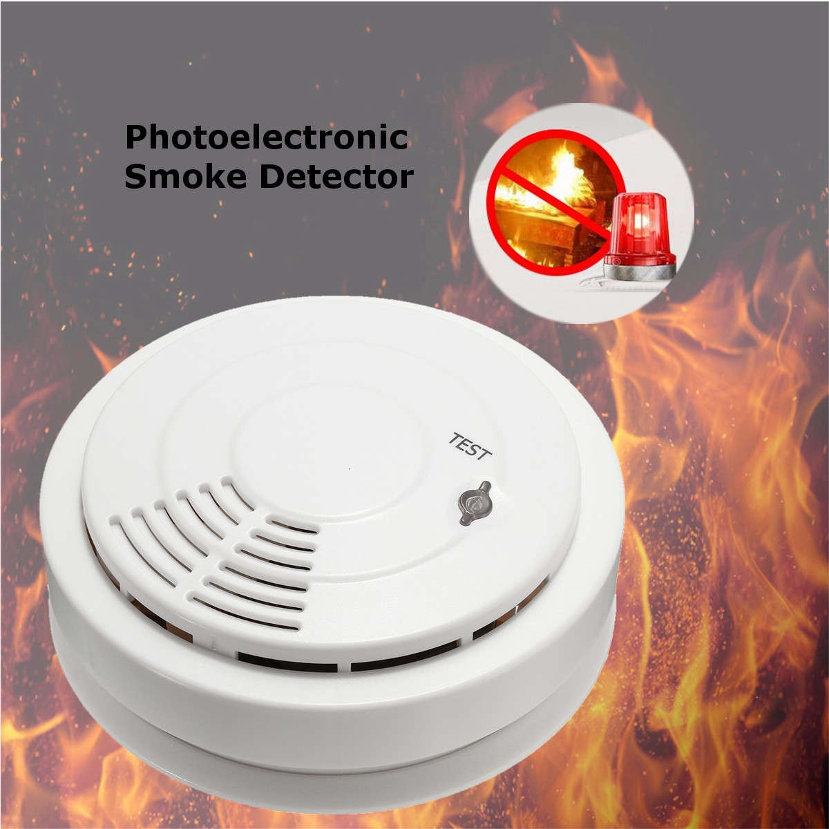 LED Carbon Monoxide Tester Poisoning Smoke Gas Sensor Alarm Warning Detector