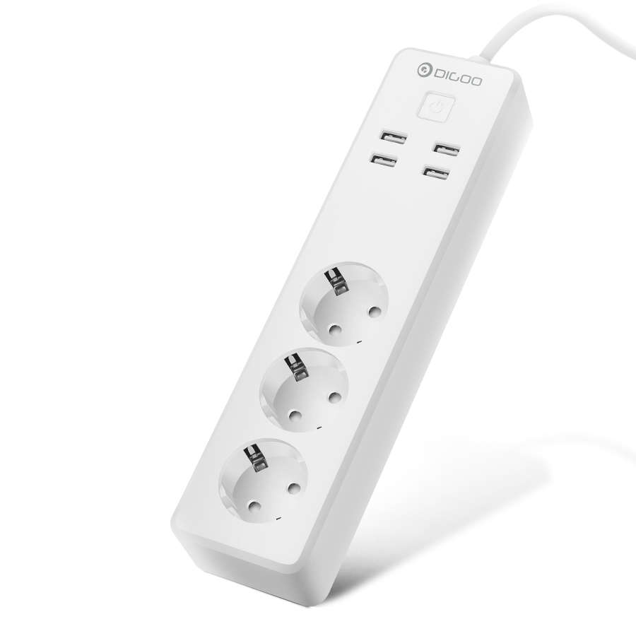 DIGOO DG-PS01 Smart Power Strip Work with Alexa Smart Home USB Port Remote Cont