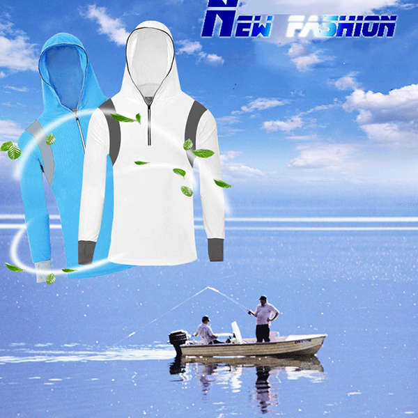 Men's Quick Dry Bamboo Fiber Long Sleeve Breathable Fishing Shirts UV Sunscreen