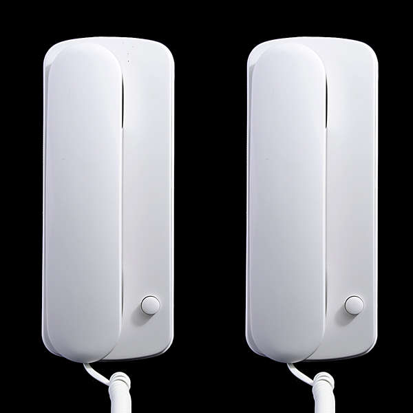 2pcs Home/Office Wired Intercom Telephone System with Wall Mount