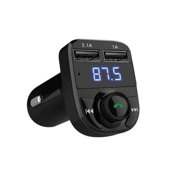iMars HY-82 Car Bluetooth Hands-Free FM Launcher Car MP3 Dual USB Car Charger