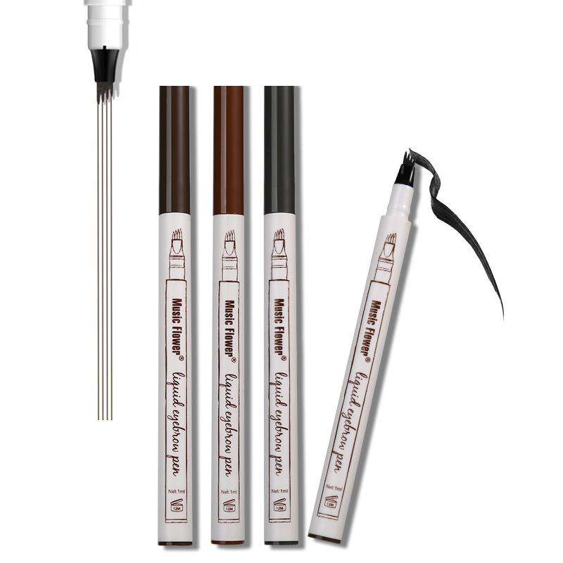 Music Flower Microblading Eyebrow Tattoo Pen Brow Ink Pencil Defined Makeup Wat