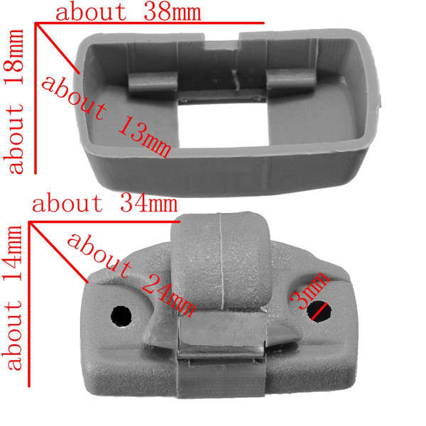 Sun Visor Holder Fix Bracket Clip For VW GOLF MK4 MK3 CADDY LUPO POLO
