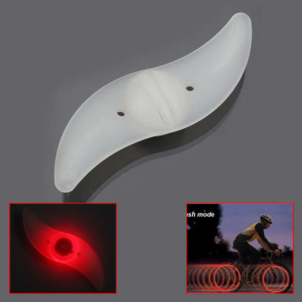 LED Bicycle Wheel Valve Spoke Wire Tyre Bright Flash Lights Spoke Rim