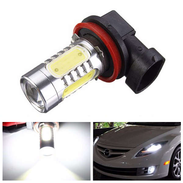 Xenon White H11 High Power COB LED Bulb For Car Driving Fog Light