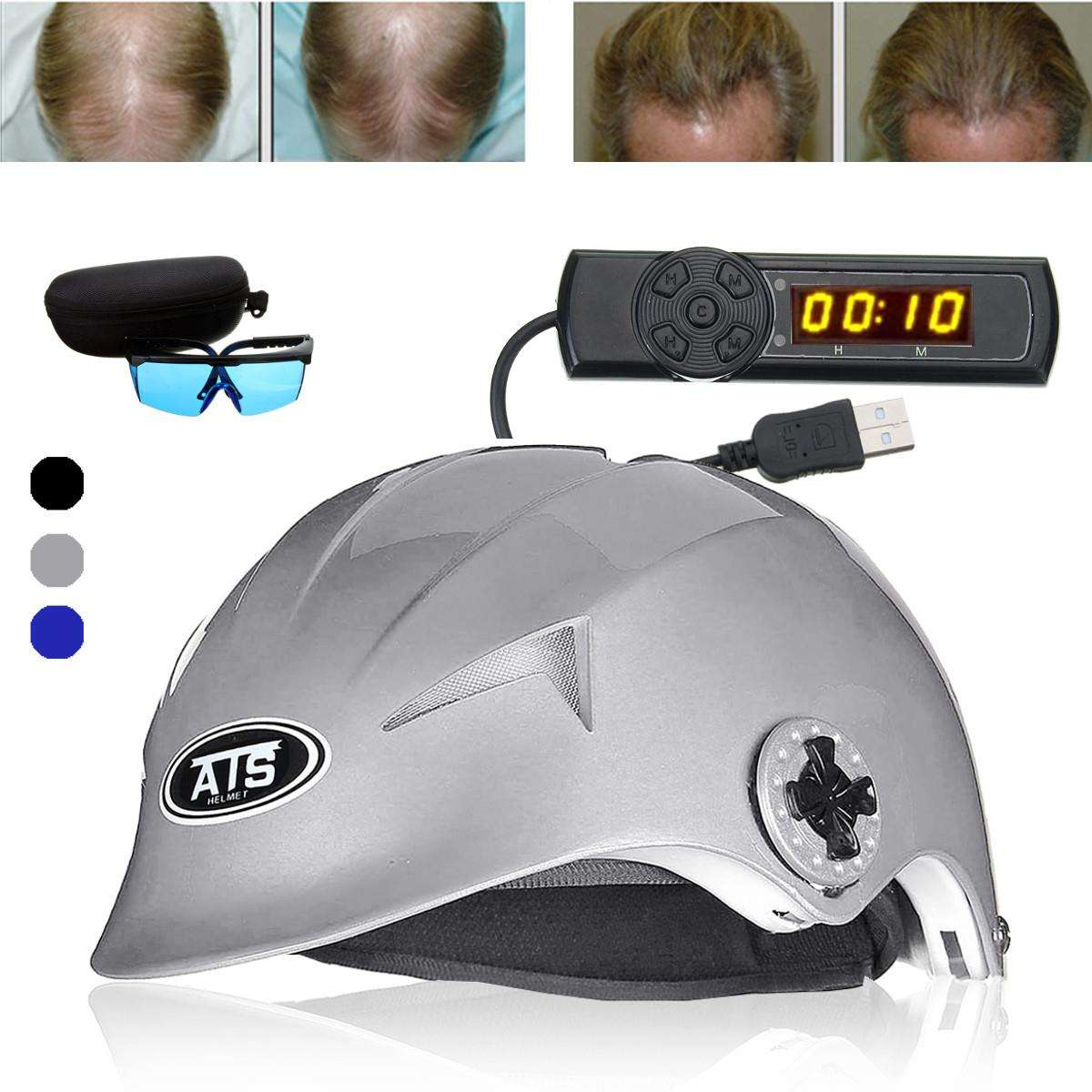 64 Medical Diodes Laser Hair Loss Treatment Solution Helmet Cap Fast Regrowth O