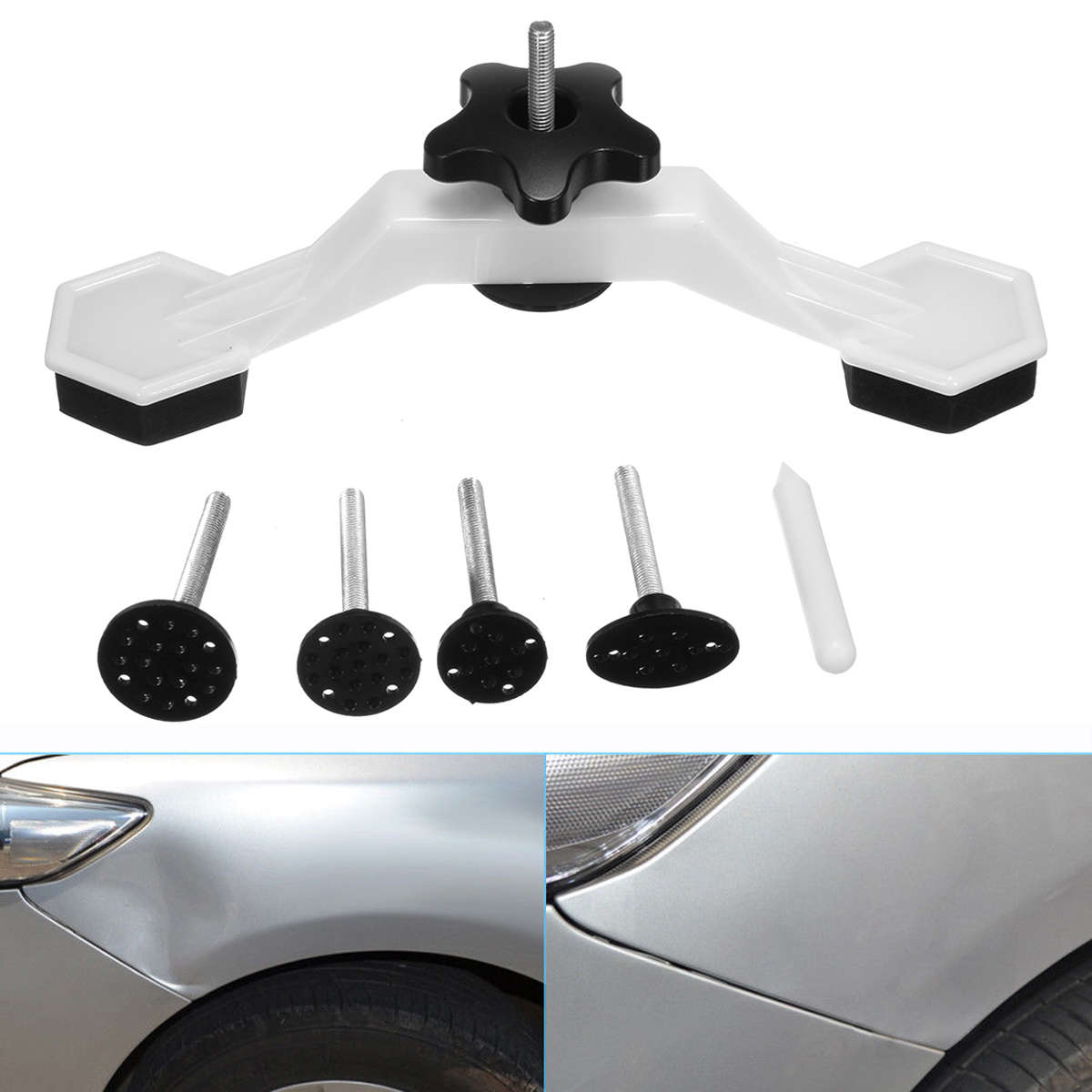 Car Paintless Dent Repair Hand Tools PDR Puller Hail Removal & Glue Pulling Tabs