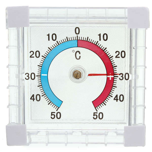 Temperature Thermometer Window Indoor Outdoor Wall Greenhouse Garden Home Offic