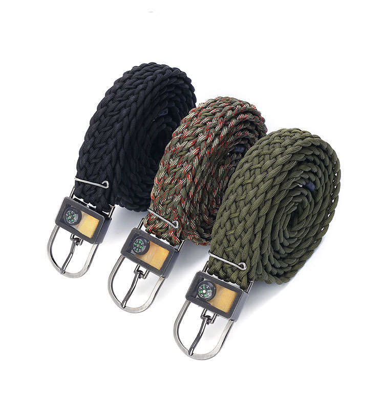 6 In 1 Multi-functions 2M Survival Waist Belt 550 7 Core Paracord Band Max Load