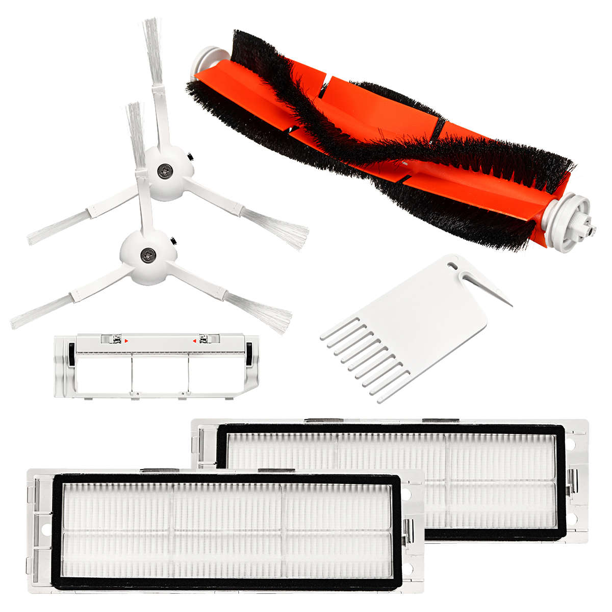 7 Pcs Robot Vacuum Replacements Brush HEPA Filter Main Brush For MI Robot Vacuu