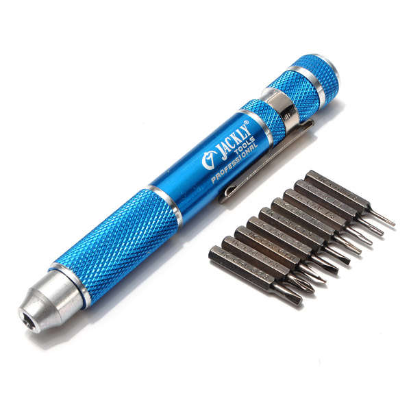 JACKLY 9 in 1 Electronics Repair Tools Precision Screwdriver Kit