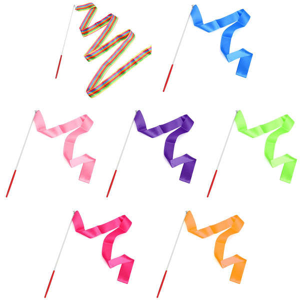 Exercising Gymnastics Ballet Streamer Colored Belt Slimming Eurythmics 4 Meters