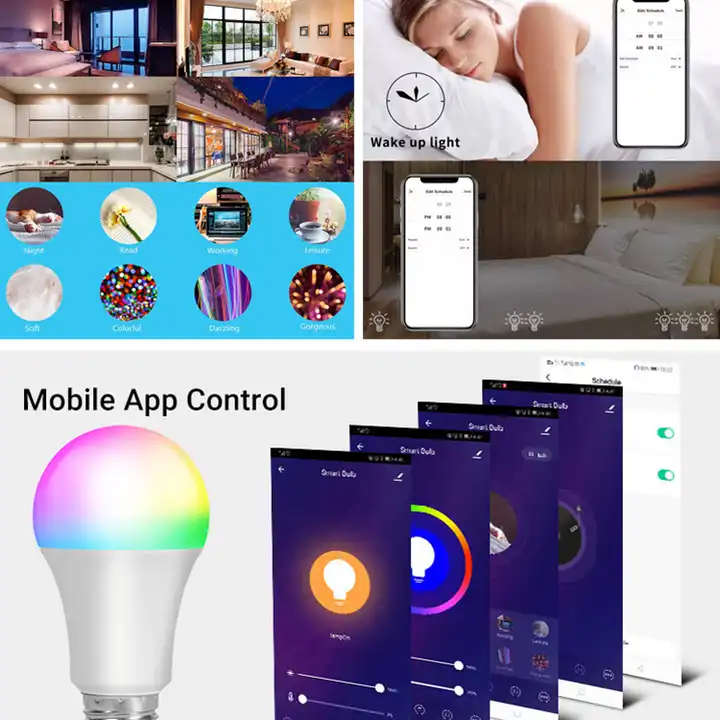 Tuya Smart RGB LED Bulb WIFI & APP Control