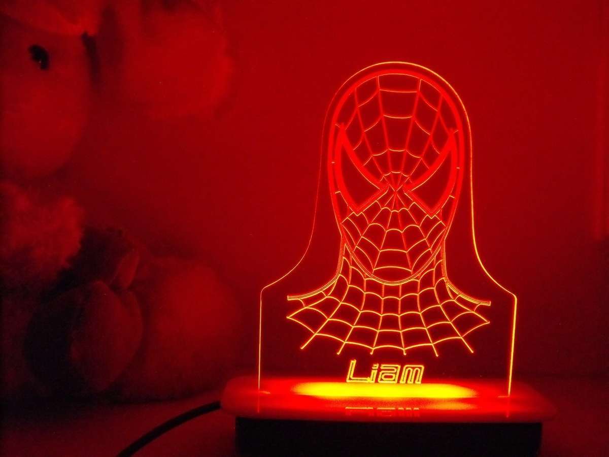 Spiderman Mask Night Light