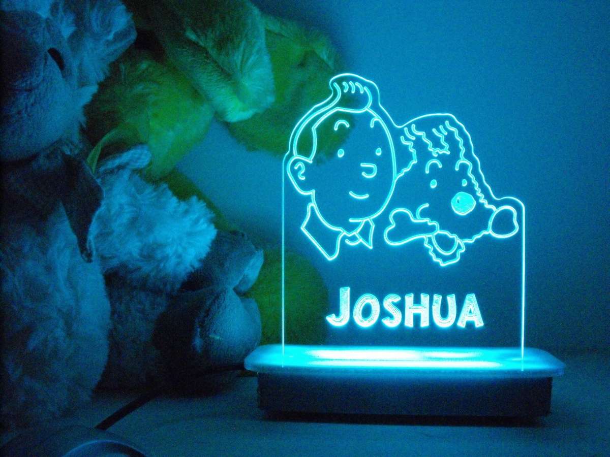 Tintin and Snowy Night Light