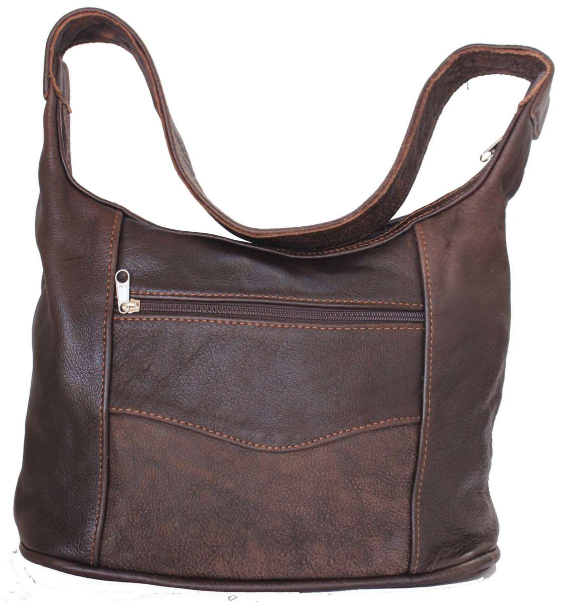 Genuine Leather Handbags - Choc Mudpie Classic FREE DELIVERY
