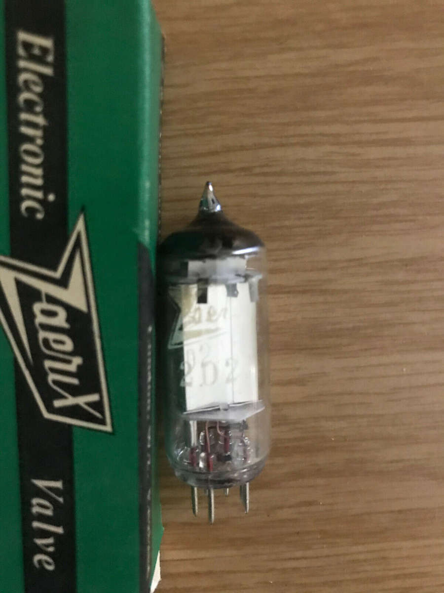 Zaerix EC91 2D21 6F6GB singles. NOS Vacuum tubes. In original Packaging. Vintage
