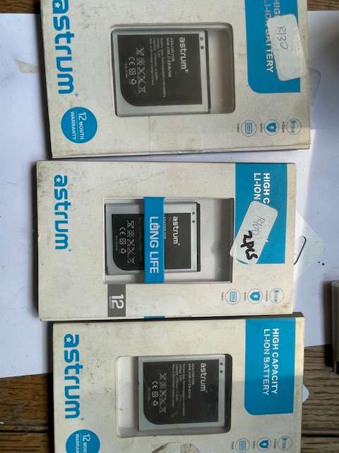 3 Astrum High Capacity Li-Ion Replacement Batteries