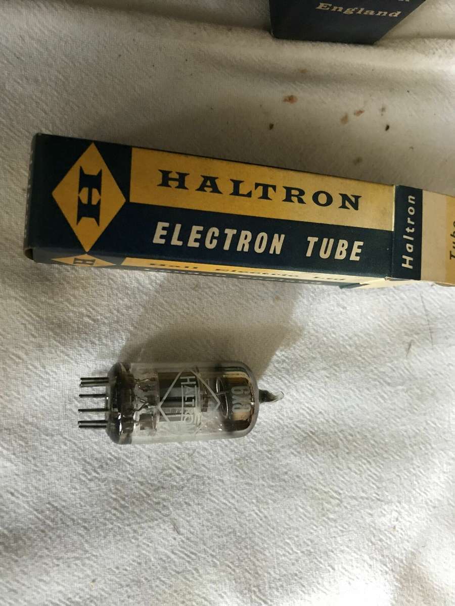 1 pc Haltron 6X8 triode pentode Vacuum tube. NOS. NIB tested (6AT8 replacement)