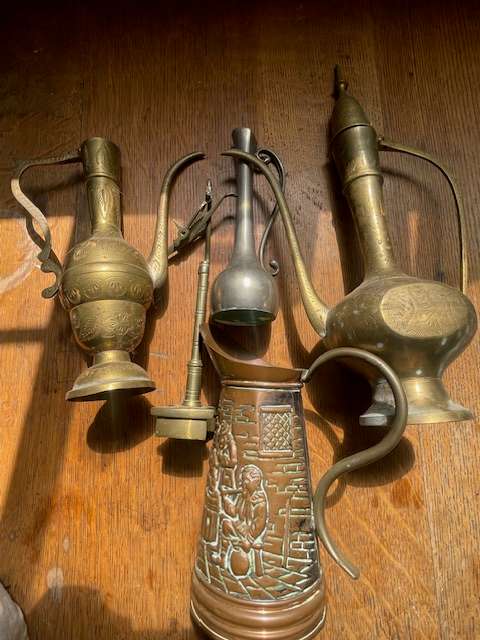 Vintage Brass Collectibles Lot - 5 Pieces