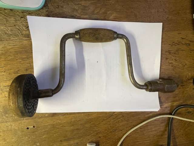 Hand Brace Drill - Classic Carpentry Collectible