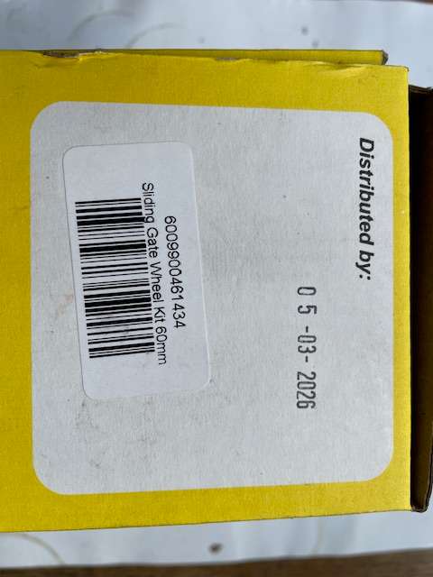 Gemini Sliding Gate Wheel Kit 60mm