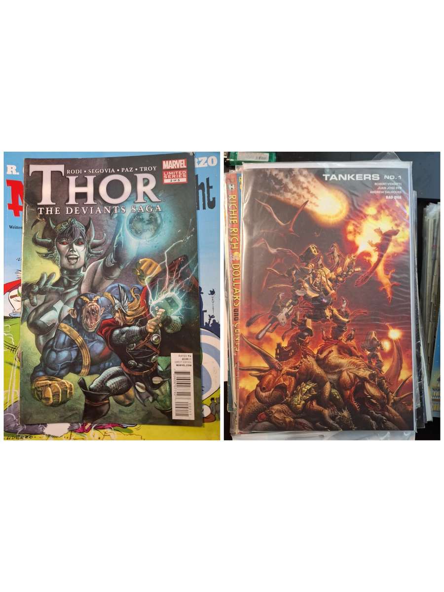 Marvel & Indie 2-Comic Lot - Thor Deviants Saga #2 + Tankers #1
