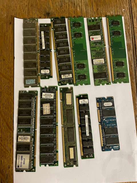 RAM Modules - Various Brands & Capacities