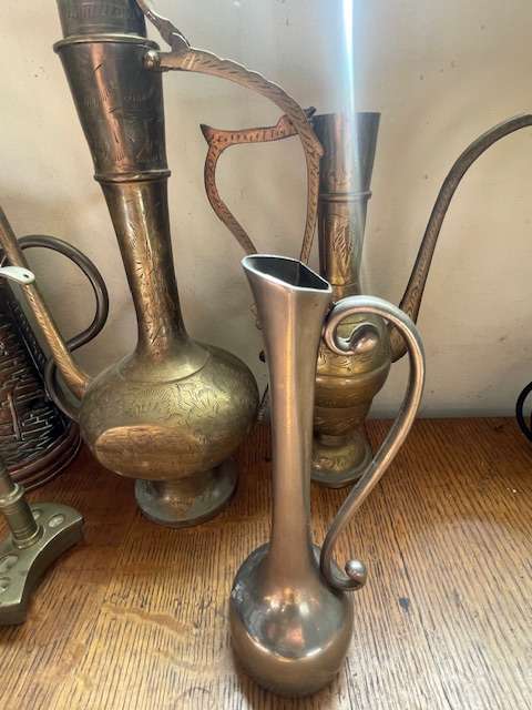 Vintage Brass Collectibles Lot - 5 Pieces