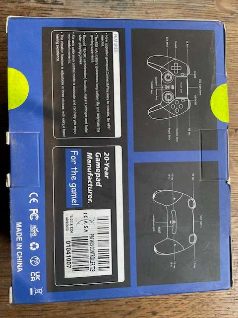 P4 T-29 Wireless Controller for PlayStation 4 - Blue (New in Box)