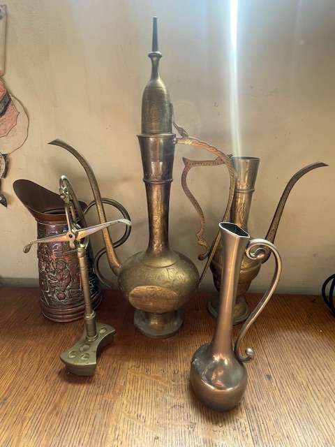Vintage Brass Collectibles Lot - 5 Pieces
