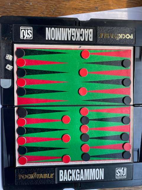 Backgammon Travel Board Game
