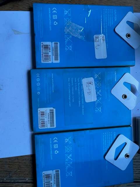 3 Astrum High Capacity Li-Ion Replacement Batteries