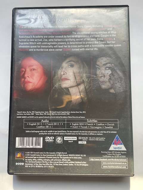 American Horror Story Coven Complete Third Season DVD Box Set